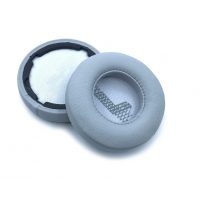 Náhradní náušníky pro sluchátka JBL Live 400BT, 460NC - Šedé, kožené