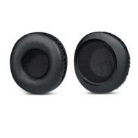 Náhradní kožené náušníky pro sluchátka Skullcandy HESH 1 a 2 - Černé beze švů