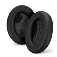 Náhradní náušníky pro sluchátka Sony WH-1000XM4 - Černé, kožené