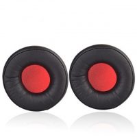 Náhradní náušníky pro sluchátka Jabra MOVE Wireless - Černé s červeným vnitřkem