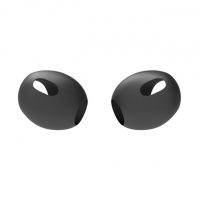Náhradní silikonové ušní krytky pro sluchátka Apple AirPods 3 - Černé