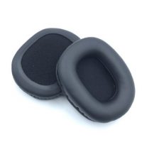 Náhradní náušníky pro sluchátka SteelSeries Arctis 1, 3, 5, 7, 9 - Černé, kožené