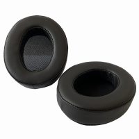 Náhradní náušníky pro sluchátka Shure SRH440, 940 - Černé, kožené
