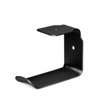 Hliníkový závěsný držák na sluchátka pod stůl - Černý