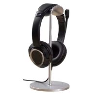 Hliníkový stojan na sluchátka s protiskluzovou podložkou - Stříbrný