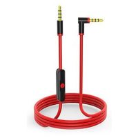 Audio kabel s mikrofonem pro sluchátka Beats Studio 2.0 a Beats Studio 3.0 - Červený