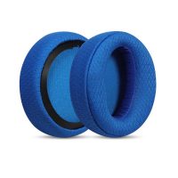 Náhradní náušníky pro sluchátka Sony MDR-XB950BT, XB950N1, XB950B1, XB950AP - Modré, textilní