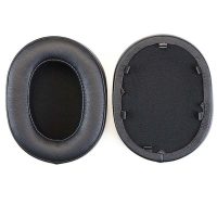 Náhradní náušníky pro sluchátka Sony MDR-1000XM5 - Černé, kožené