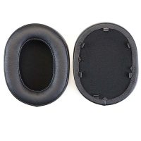 Náhradní náušníky pro sluchátka Sony WH-1000XM5 - Černé, kožené