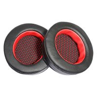 Náhradní náušníky pro sluchátka Edifier HECATE G4 - Černo červené, kožené