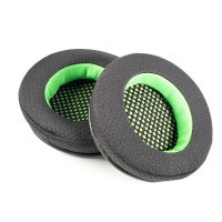 Náhradní náušníky pro sluchátka Edifier HECATE G4 - Černo zelené, látkové