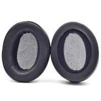Náhradní náušníky pro sluchátka Sennheiser Momentum 1.0, 2.0, M2, HD1 - Černé, kožené