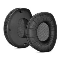 Náhradní náušníky pro sluchátka Sennheiser HDR160, 170, 180 a RS160, 170, 180 - Černé, kožené