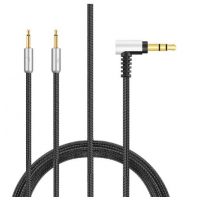 Audio kabel pro sluchátka Sennheiser - Černo stříbrný