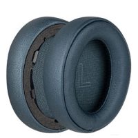 Náhradní náušníky pro sluchátka Anker Soundcore Life Q30 a Q35 - Modré se švy, kožené