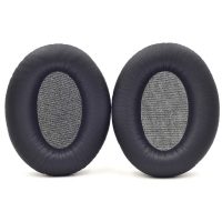 Náhradní náušníky pro sluchátka Audio Technica ATH-ANC7, ANC7B, ANC9, ANC27, ANC29 - Černé, kožené