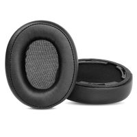 Náhradní náušníky pro sluchátka Audio Technica ATH-SR50, SR50BT - Černé, kožené