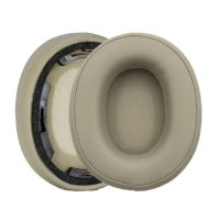 Náhradní náušníky pro sluchátka Audio Technica ATH-SR50, SR50BT - Béžové, kožené