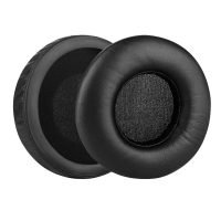 Náhradní náušníky pro sluchátka AKG K845BT, K545, K540 - Černé, kožené