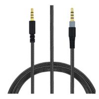 Audio kabel pro sluchátka Kingston HyperX Cloud Alpha a HyperX Cloud Mix - Černý, nylonový