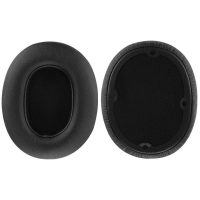 Náhradní náušníky pro sluchátka Edifier W830BT, W860NB - Černé, kožené