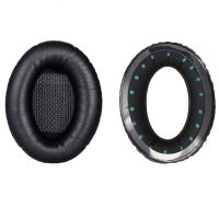 Náhradní náušníky pro sluchátka Bose Around-Ear 1, Triport 1 a Triport 1A - Černé, kožené