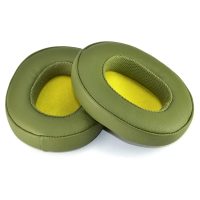 Náhradní náušníky pro sluchátka SkullCandy Hesh 3.0 a Crusher - Zelené, kožené