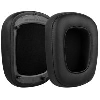 Náhradní náušníky pro sluchátka Razer Tiamat 7.1 V2 - Černé, kožené