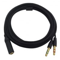 Pletený prodlužovací Audio kabel pro sluchátka Razer - Černý
