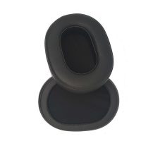 Náhradní náušníky pro sluchátka Sony WH-L600 - Černé, kožené