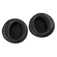 Náhradní náušníky pro sluchátka Sony MDR-RF985RK, RF970RK, RF960R, RF925RK, RF860RK, RF6500 a DS6500 - Lesklé černé, kožené