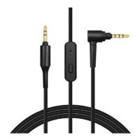 Audio kabel pro sluchátka Sony MDR-10RBT, 10RNC, 10R, 1R, 1RMK2, 1AM2 - Černý, silikonový