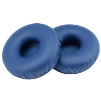 Náhradní náušníky pro sluchátka Sony MDR-XB650BT, XB550AP a XB450 - Modré, kožené