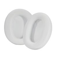 Náhradní náušníky pro sluchátka Sony WH-CH700N, CH710N, CH720N, MDR-ZX770BN, ZX780DC - Bílé, kožené