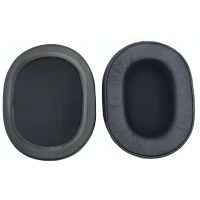 Náhradní náušníky pro sluchátka Audio Technica ATH-M30, M40X, M50, M50S a M50X - Černé, kožené