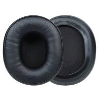 Náhradní náušníky pro sluchátka Audio Technica ATH-M60X - Černé, kožené