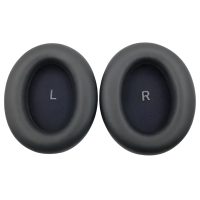 Náhradní náušníky pro sluchátka Sennheiser Momentum 4.0 - Černé, kožené