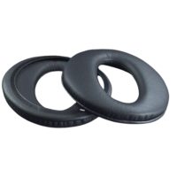 Náhradní náušníky pro sluchátka Sony MDR-CD270 - Černé, kožené