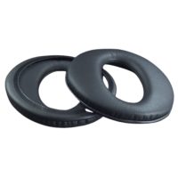 Náhradní náušníky pro sluchátka Sony MDR-CD370 - Černé, kožené