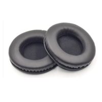 Náhradní náušníky pro sluchátka Koss DJ100 - Černé, kožené