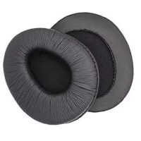 Náhradní náušníky pro sluchátka Sony MDR-CD350 - Černé, kožené