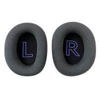 Náhradní náušníky pro sluchátka Logitech G522 - Černé, kožené