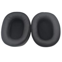 Náhradní náušníky pro sluchátka Audio Technica ATH-M50X a ATH-MSR7 - Černé, kožené
