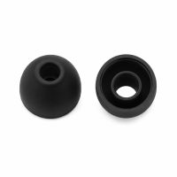 Náhradní špunty univerzální velikosti 4,5 mm - Černé, silikonové