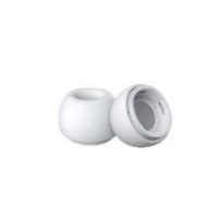 Náhradní špunty na sluchátka Airpods Pro / Pro 2, velikost L - Bílé, silikonové