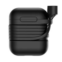 BASEUS Silikonové pouzdro pro Airpods - Černá