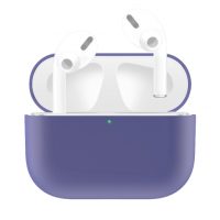 Silikonový obal pro Airpods Pro - Šedo fialová