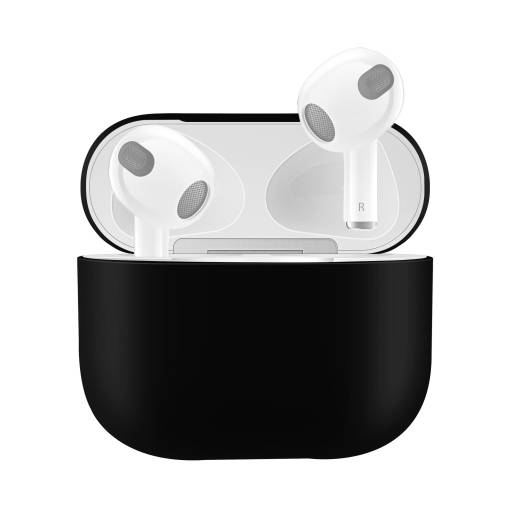Foto - Silikonové pouzdro pro Airpods 3 - Černá