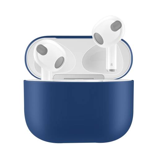 Foto - Silikonové pouzdro pro Airpods 3 - Modrá