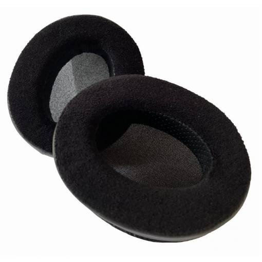 Foto - Náhradní náušníky pro sluchátka Audio Technica ATH-M50X, M50XBT, M40X, M30X, M20X, M70X, MSR7 - Černé, kožené a semišové